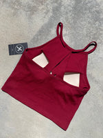 Athletic Tank- Wine