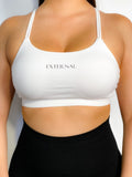 Running Spots Bra - White