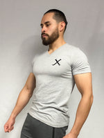 V-Neck Steel Grey