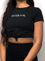 External T-Shirt Black