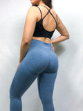 Seamless Contour Leggings - Navy