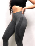 Seamless Contour Leggings - Charcoal