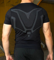 Athletic Compression Tee - Black