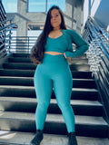 Empowerment Leggings - Mineral Green