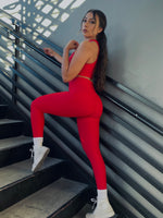 Empowerment Leggings - Radiant Red