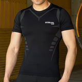 Athletic Compression Tee - Black